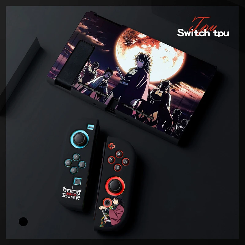 Demon Slayer Inspired Nintendo Switch Joy-Con Controllers