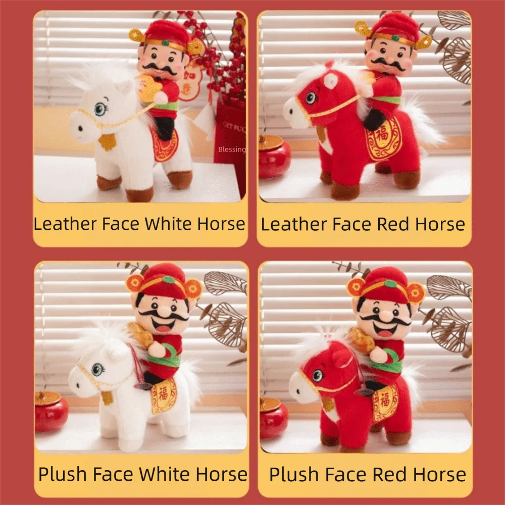 Pretty PP Cotton Horse Long Mane Attractive Eyes Standing Foal Dreamy Lifelike Horse Children Companion