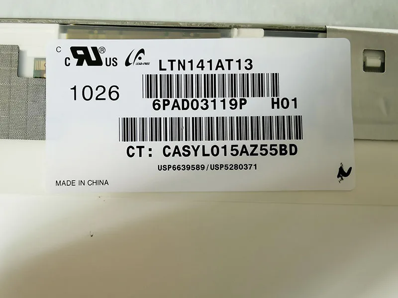 N141I3-L01 노트북 LCD 화면 디스플레이, 14.1 인치, LP141WX3, B141EW04, LTN141W1, LTN141AT02, B141EW02, LTN141AT03, B141EW01