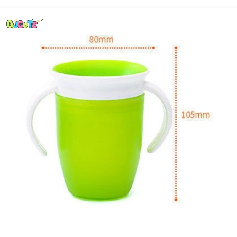 매직 베이비 컵은  학습용 컵으로 변신할 수 있습니다. 누출 방지 어린이 물컵 병 240ml 코포스 학습 컵 베이비 컵