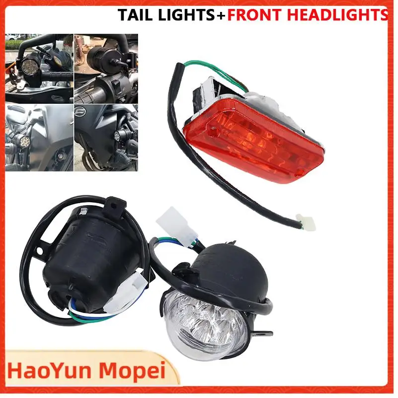 Faro Anteriore e Posteriore a LED Fol per Bici da Spiaggia, ATV, Moto Fuoristrada, Kart