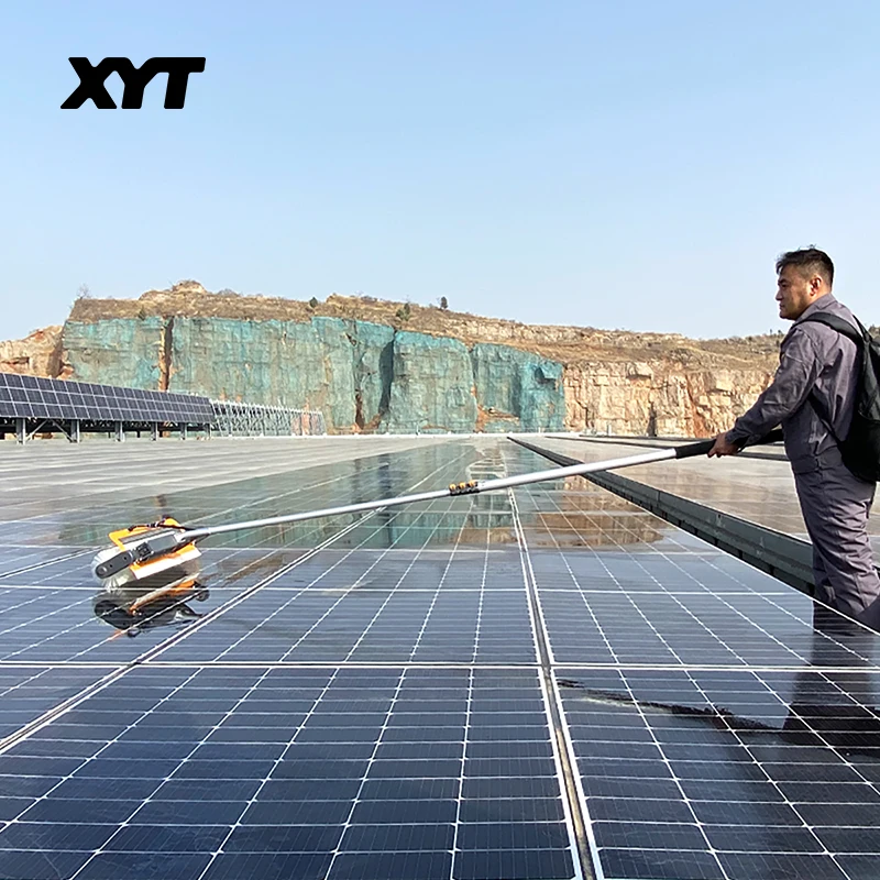 Best Solar Panel Cleaning Supplier PV Cleaning Brush Solar Panel Cleaning Rotating Brush Supplier 4