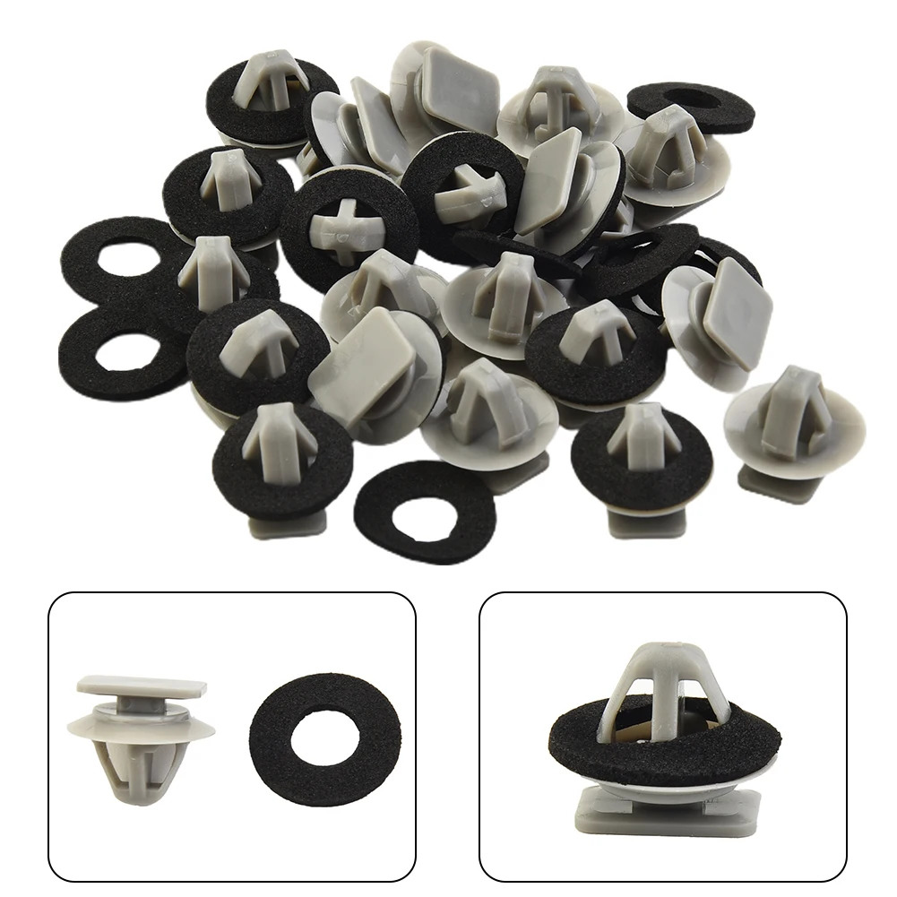 

20pcs Nylon Clip Sealer KD5351SJ3A Nylon Left Or Right Front Door Lower Molding Clip Rocker Panel Retainer For 2013-2016-Mazda