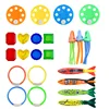 Children Diving Toys Summer Swimming Pool Outdoors Sports Water Playing Toy Set Beach Toys Diving Fish Seaweed Kids Gifts TMZ 3