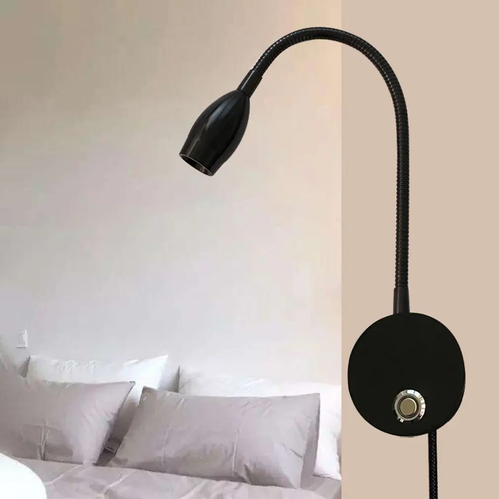

Reading Light Bedside Wall Mounted Lights 3W LED Dimmable Brightness Simple Adjustable Color Temperature Reading Lamp
