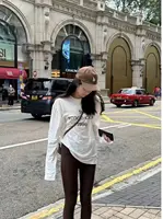 Niche Designer Ac Retro Old Letters 1996 Printed Loose Long-sleeved T-shirt 24 Spring Summer New Men and Women of The Same Style 1
