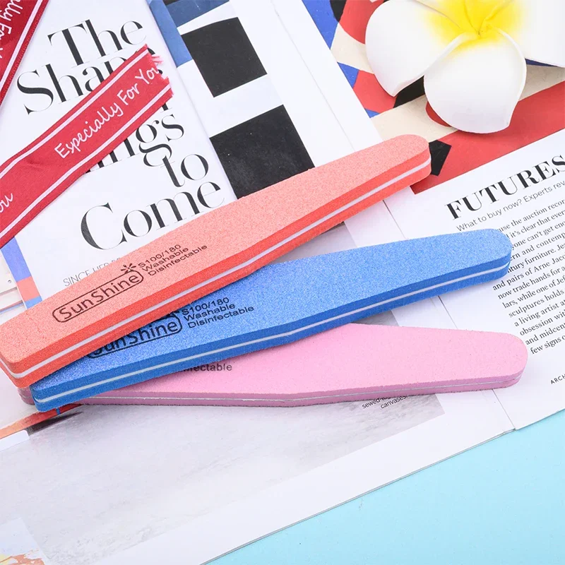 Double-sided Nail Buffer Block Sponge For Manicure And Pedicure_voghion.com