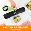 5mm Heating Line Vacuum Sealer Machine for Kitchen Food Storage Dry/Wet/Seal/Vac/External Vac Modes With 15pcs Vacuum Seal Bags 3