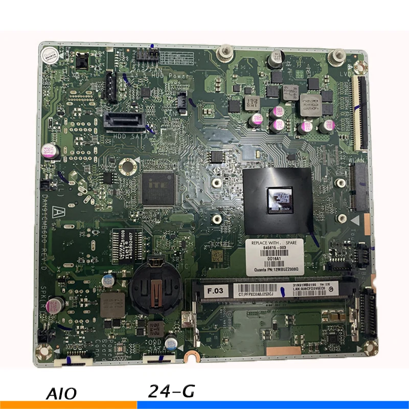 Original All in One Motherboard For HP 24 G 845615 603 845615 003 DAN91CMB6D0 Perfect Test