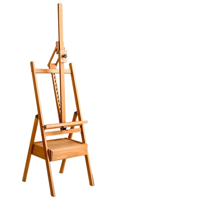 French Style Easel Folding Sketch Painting Easel with Drawer, Artist Wood  Palette, Tripod Easel Stand for Painting, Sketching