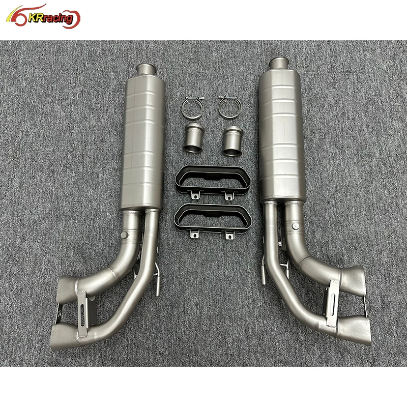 AK Style 304 Stainless Steel Exhaust With AK words For Mercedes Benz G-Class W464 G63 G500 AMG -