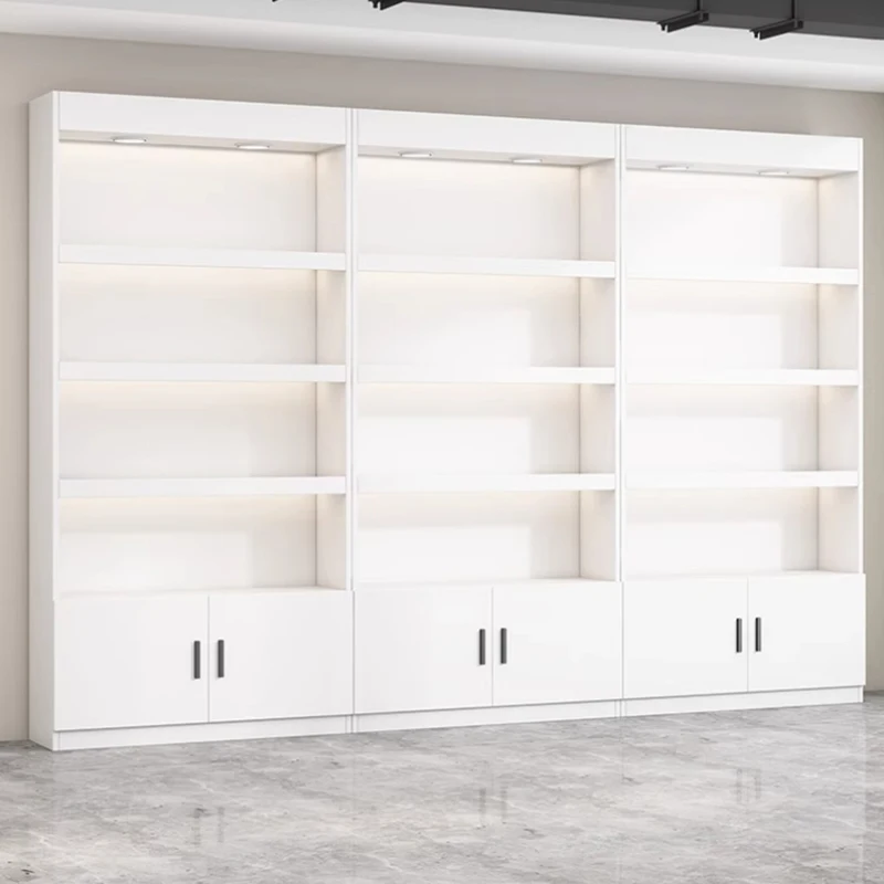 Luxury Showcase Bar Cabinet Decoration Storage Shelf Modern Display Cabinet Glass Customizable Botellero Vino Home Furniture
