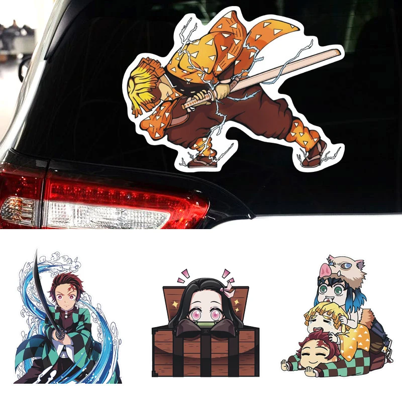 Windshield Decorations Auto Window Decals Stickers Anime Cute Car