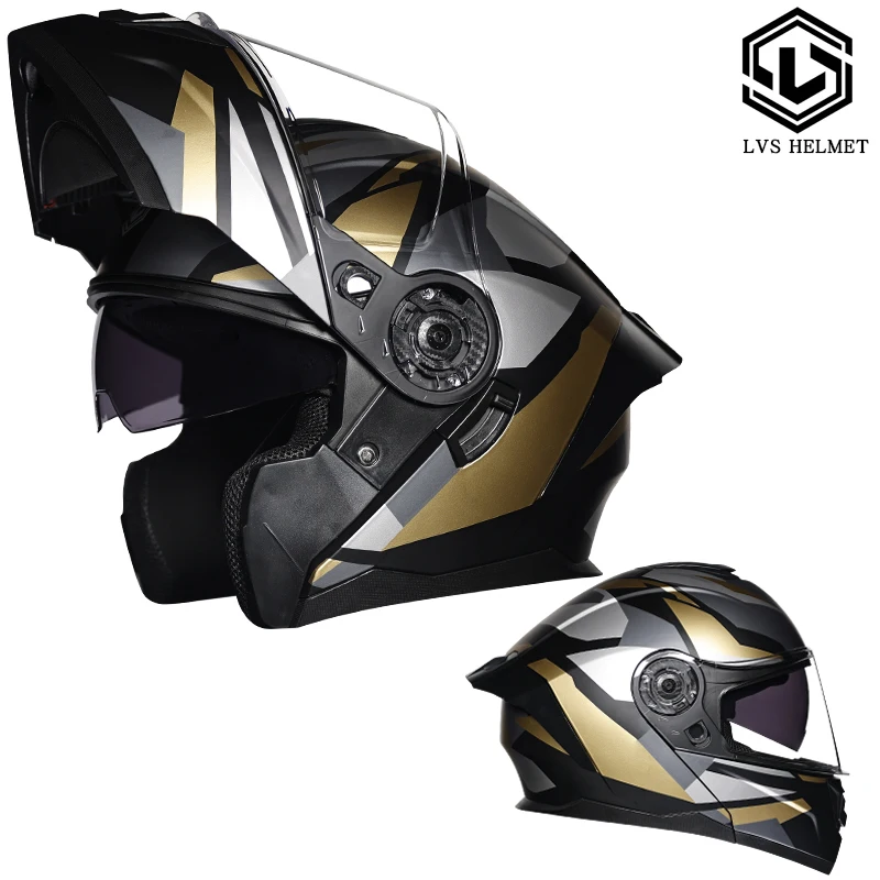 Bsddp Motorcycle Helmet Full Face Casco Moto Double Visor Racing Motocross  Helmet Casco Modular Moto Helmet Motorbike Capacete - Helmets - AliExpress