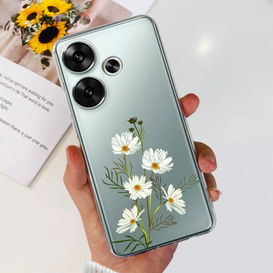 Cute Painted Soft Silicone Phone Case Cover