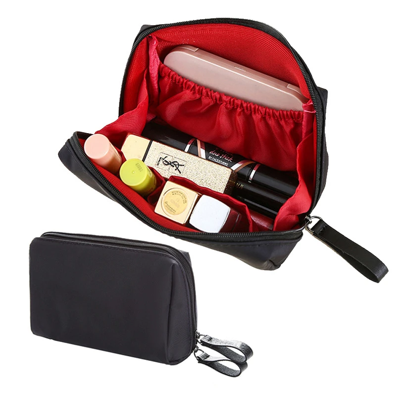 

Waterproof Make Up Purses Case 2023 New Arrival Cosmetic Bag Simple Solid Color for Women Makeup Bag Pouch Toiletry Bag