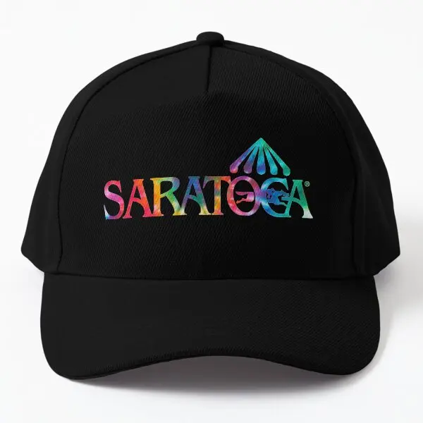 

Saratoga Springs Race Track Baseball Cap Hat Outdoor Boys Czapka Summer Casual Sun Black Spring Mens Casquette Bonnet Sport