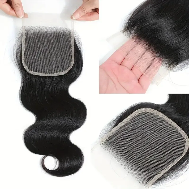 Body Wave 13x4 13x6 Lace Frontal Only 2x6 4x4 5x5 6x6 Lace Closure Transparent Swiss Lace Brazilian 100% Human Hair 2
