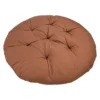 40/50/60cm Outdoor Seat Cushion Chair Pads Round Solid White Color Patio Seat Cushion For Rattan Chairs Hanging Basket Chair 5