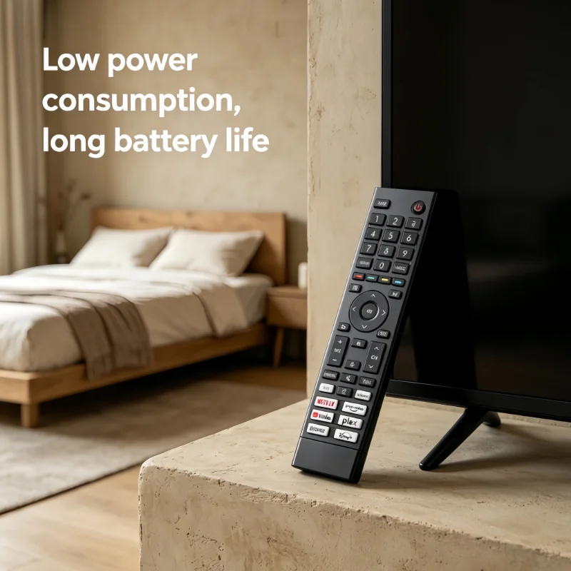 Hisense TV용 새 ERF3ZE80 IR 리모컨 교체품, ERF3ZA80 ERF3ZC80 ERF3ZB80과 호환, 음성 기능 없음