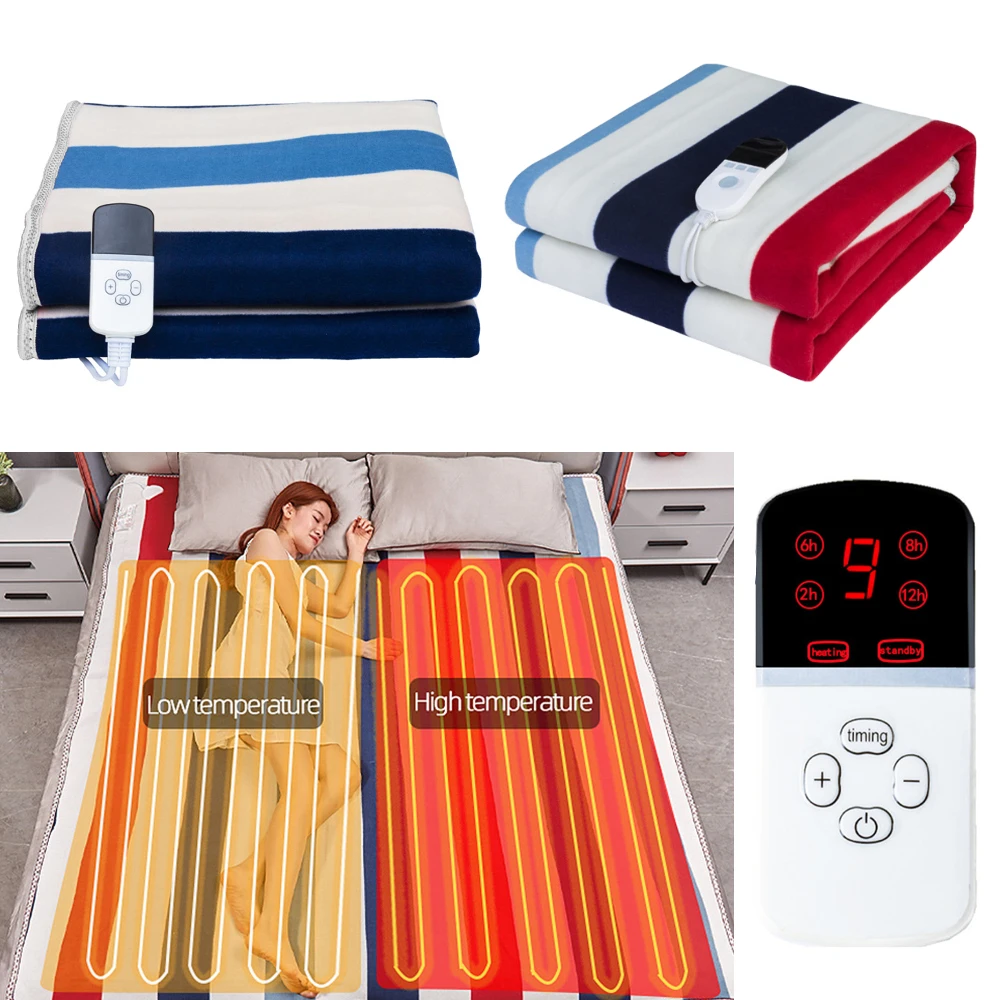 Fleece Electric Blanket Thermostat Electric Heating Blanket Thicker