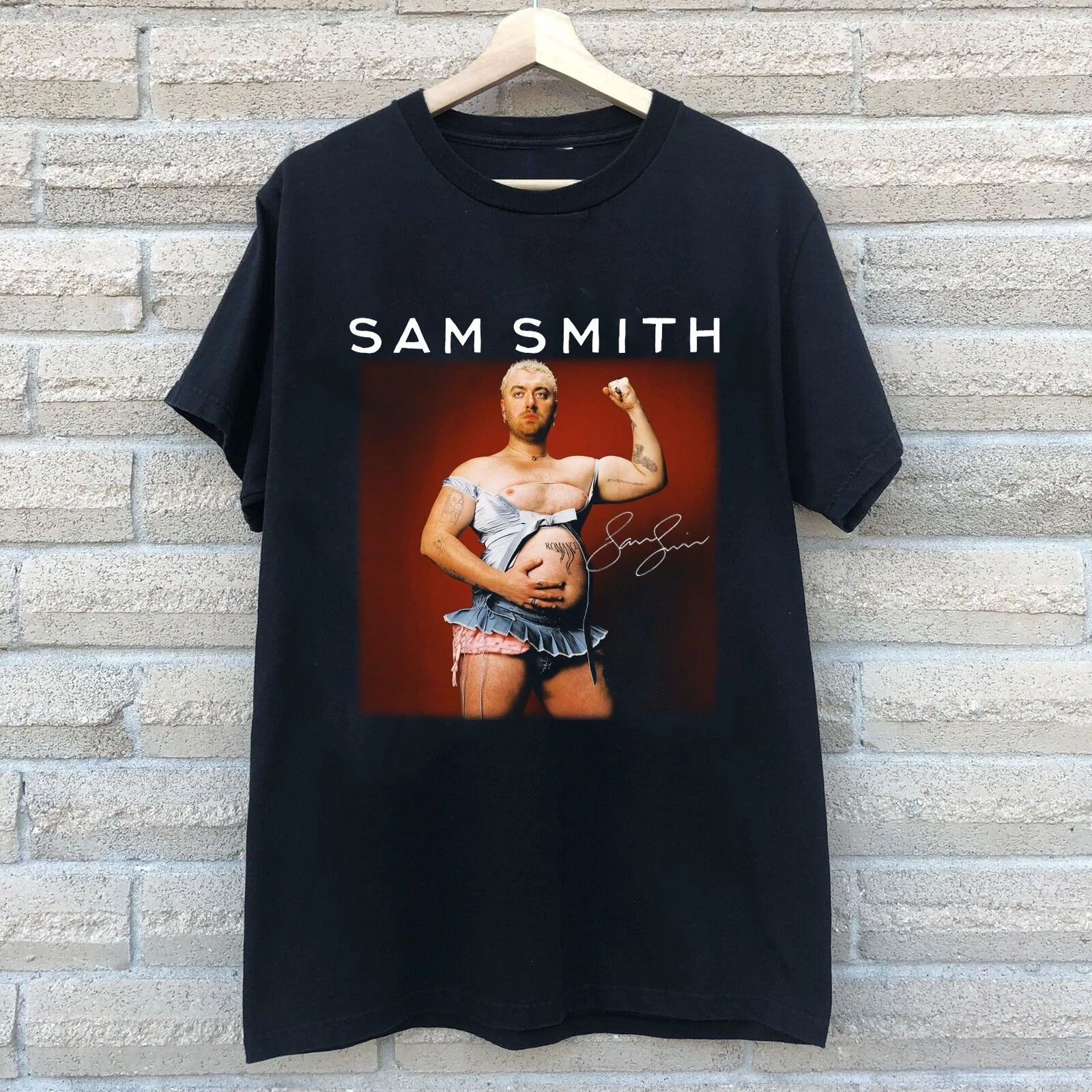 Rare Sam Smith Singer Regalo Per Fan Black S-2345Xl T-Shirt Gc1137