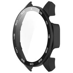 Durable Protective Case with Full Screen Guard for Huawei GT4 46mm (Black)