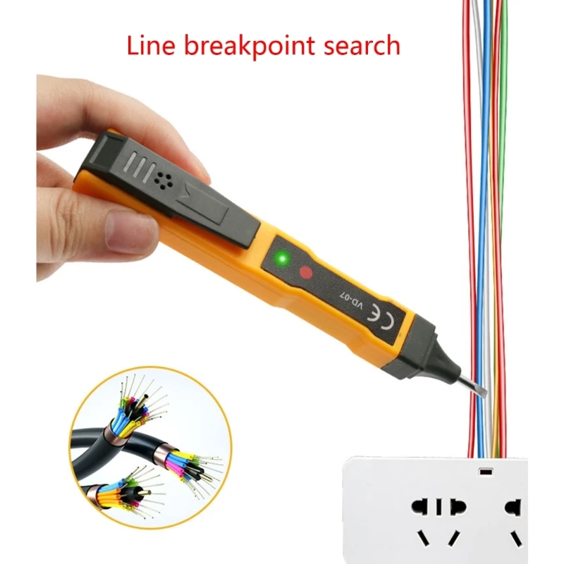 

70-250VAC Portable Voltage Tester Non Contact Voltage Detector Circuit Tester Live-Null Wire Tester Electrical Tester for House