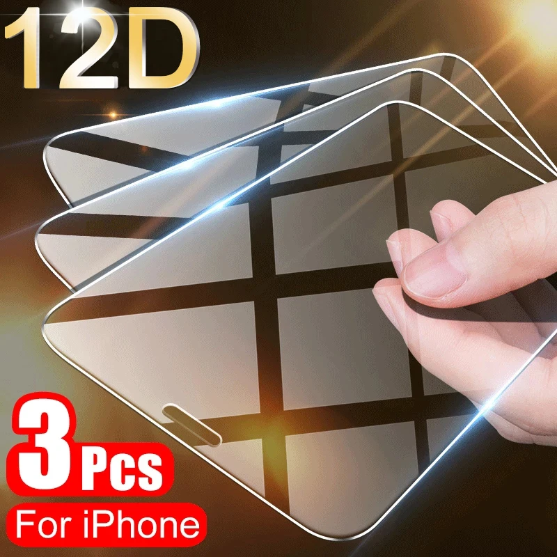 Premium 3-Pack Tempered Glass Screen Protector Set