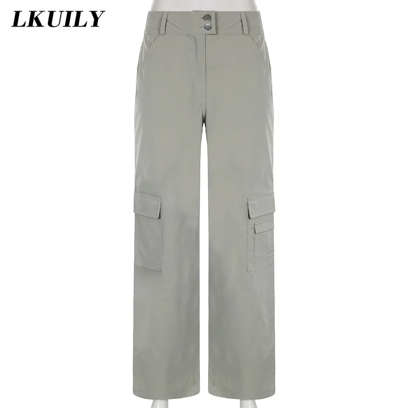 Vintage Cargo Pants Baggy Jeans Women 