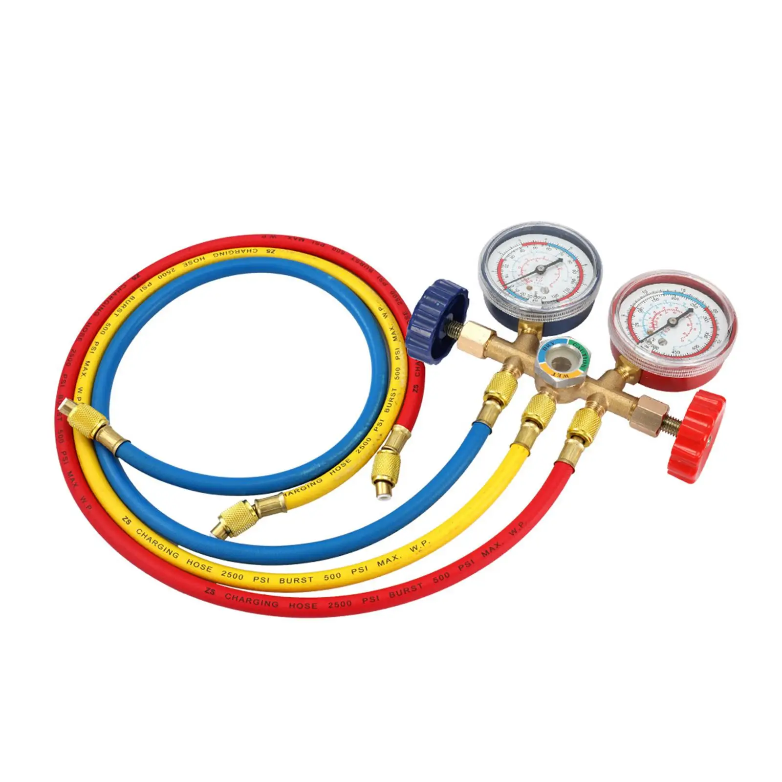 R134a R404 Conditioning Sets 80cm Charging Hose Adapter Kits