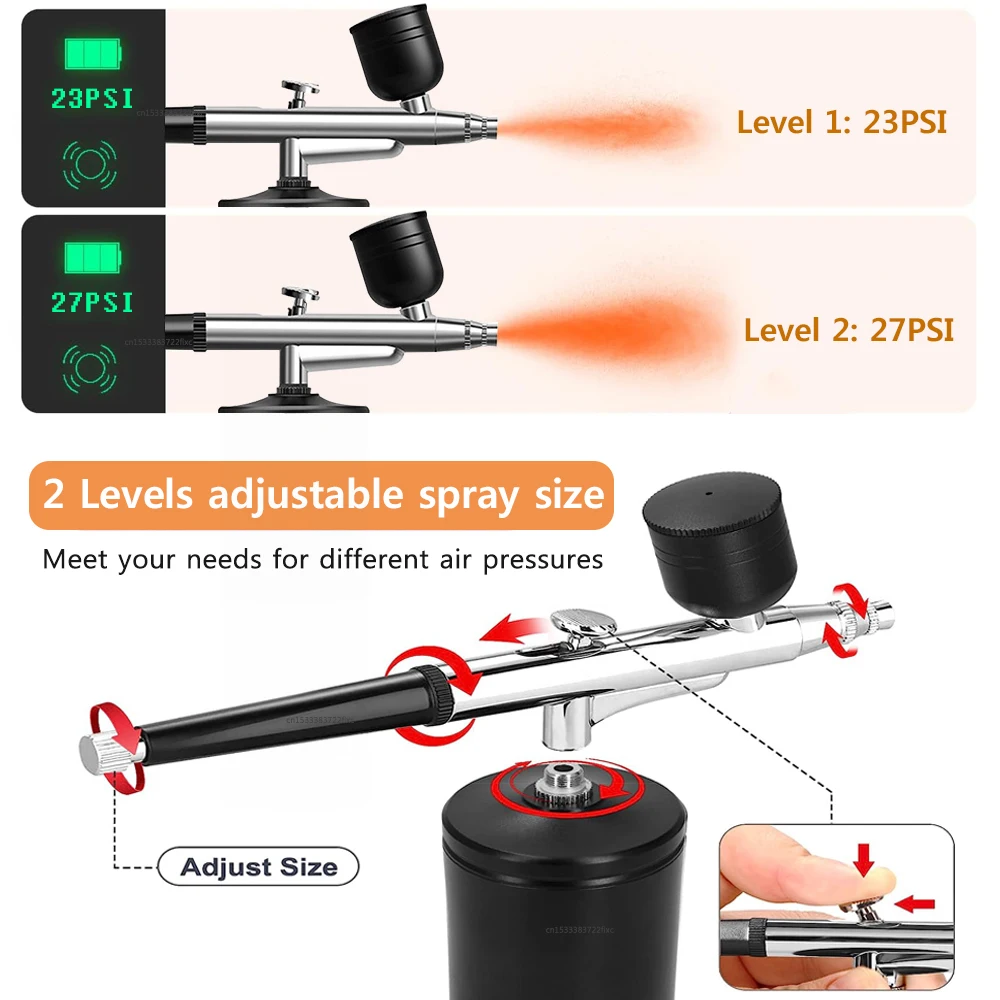 Portable Airbrush with Compressor Mini Airbrush Art Painting Kit Air Brush  for Nail Art Paint Cake K10 Airbrush Nail - AliExpress