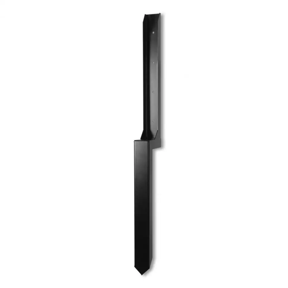 4Pcs Fence Post Repair Stakes with Fixing Screws Heavy-duty Fence Back Pointed Head Tilted Broken Wood Post Repair Tool