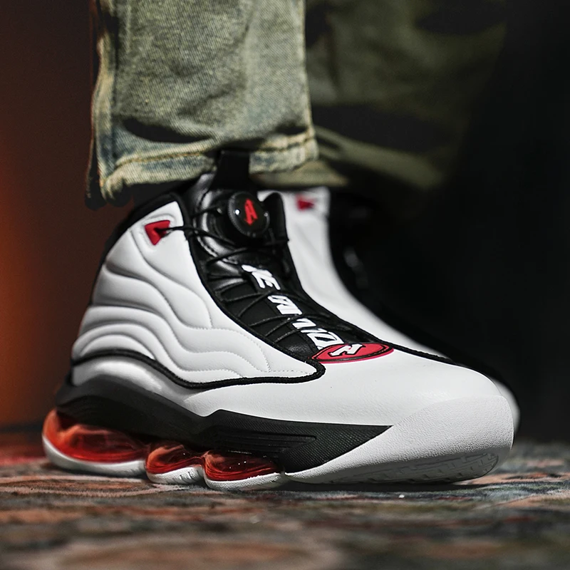 Description Picture 5 of itemHigh-top Men's Basketball Shoes High Quality Sneakers Fashion High Street Sports Shoes Air Cushioning Basketball Training Shoes