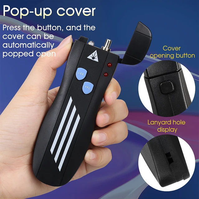 Tester Fibra Ottica VFL 60MW - Localizzatore Guasti Per Reti In Fibra, 60 Km Di Portata - Foto 2