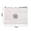 Portable Makeup Bag New Fashion Quilted Cotton Floral Cosmetic Storage Bag Large capacity Solid Color Travel Toiletry Bag 6