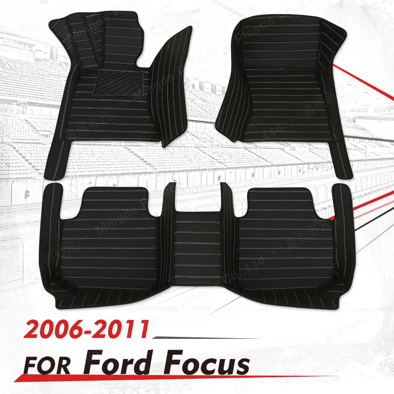 

Car Floor Mats For Ford Focus 2006 2007 2008 2009 2010 2011 Custom Auto Foot Pads Automobile Carpet Cover Interior Accessories