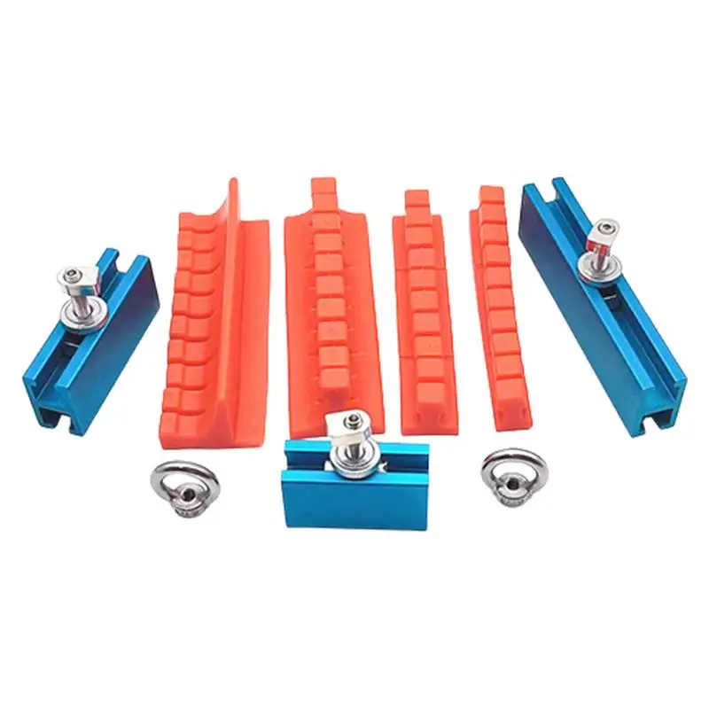

Dent Removal Puller Tabs TPU Paintless Bump Removal Pulling Tabs Bridge Type Adhesive Blue Glue Tabs Hand Dent Removal Tools