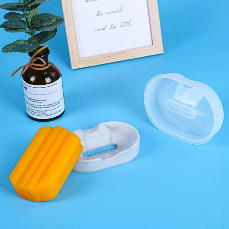 Soap Container Epoxy Resin Molds Soap Dish Silicone Moulds for DIY Casting Mold