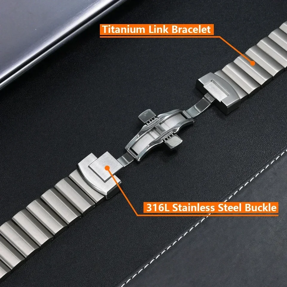 Titan-Armband Für Garmin Uhren – 20mm/22mm/26mm, Austauschbar & Stylisch