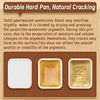 72 Colors Metallic Watercolors with Intense Sparkle, Pearlescent Glitter Solid Pigment, Flash Iridescent Paints, Golden Slivery 6