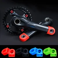 Couvercle de protection de manivelle de vélo en Silicone, manchon en Silicone, étui de protection de pédalier de pédale, vélo de route de montagne, accessoires de cyclisme vtt 1