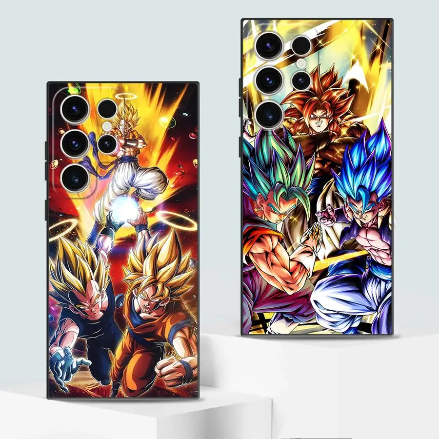 Vibrant Dragons Anime Art Soft Phone Case