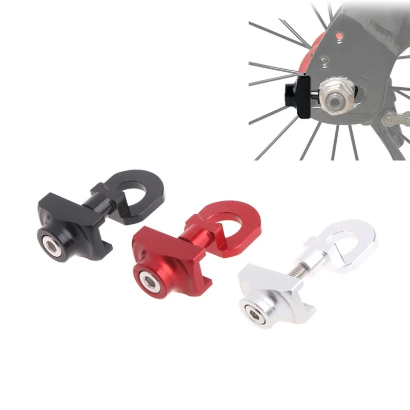

Bike Ultralight Aluminum BMX Chain Tensioner Adjuster Bicycle Fixie Single speed Bicycle Bolt Screw