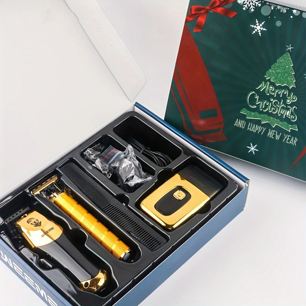 USB rechargeable Barber T-type blade trimmer and reciprocator razor fashion father husband son friends the perfect Christmas gif 3