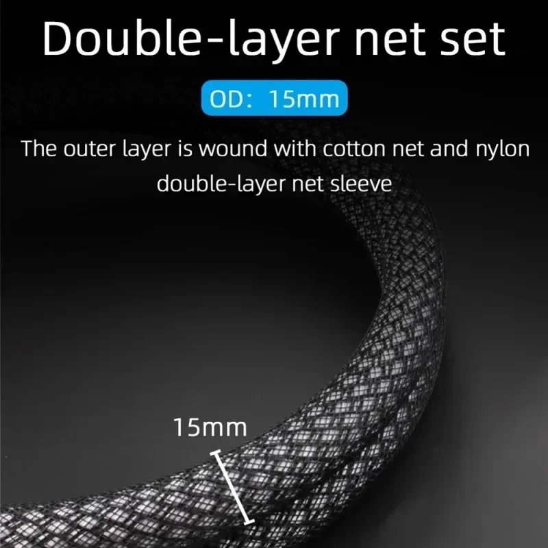 5m High Quality Audio OFC Power Cable Silver Plated Power Wire DIY Amp CD DVD Player Speaker Amplifier AC Cord