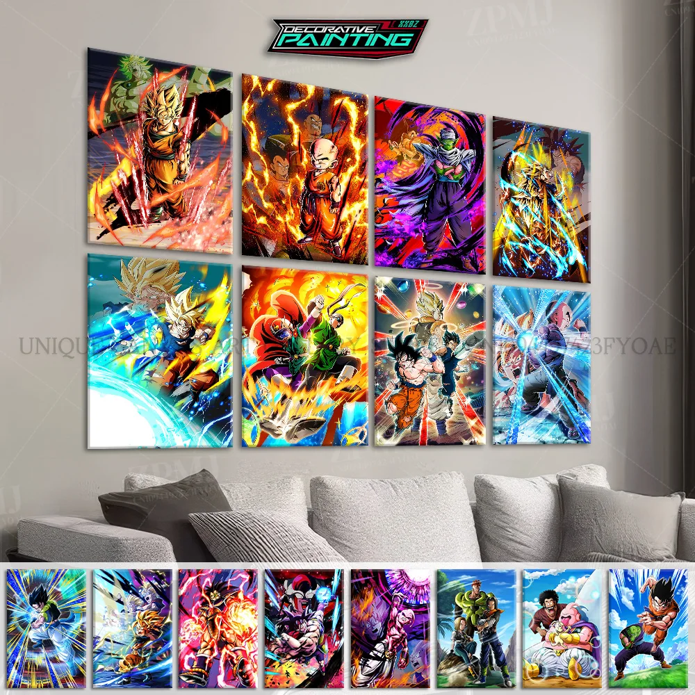 Anime Dragon Ball Hd Prints Pictures Paintings Son Goku Super Saiyan 2 ...