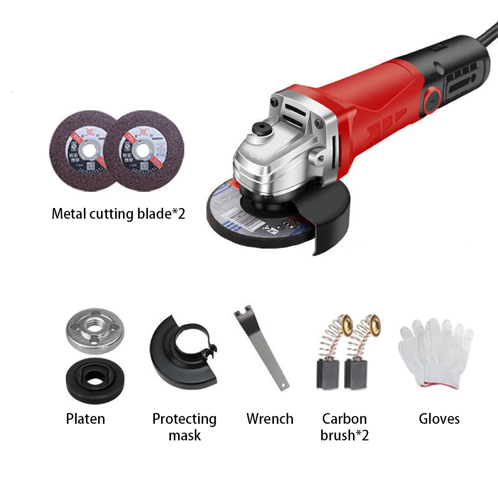 

Angle Grinder 6 Speed Metal Variable Household Grinders Multifunctional Grinding Machine Polishing Equipment with Pressing Plate