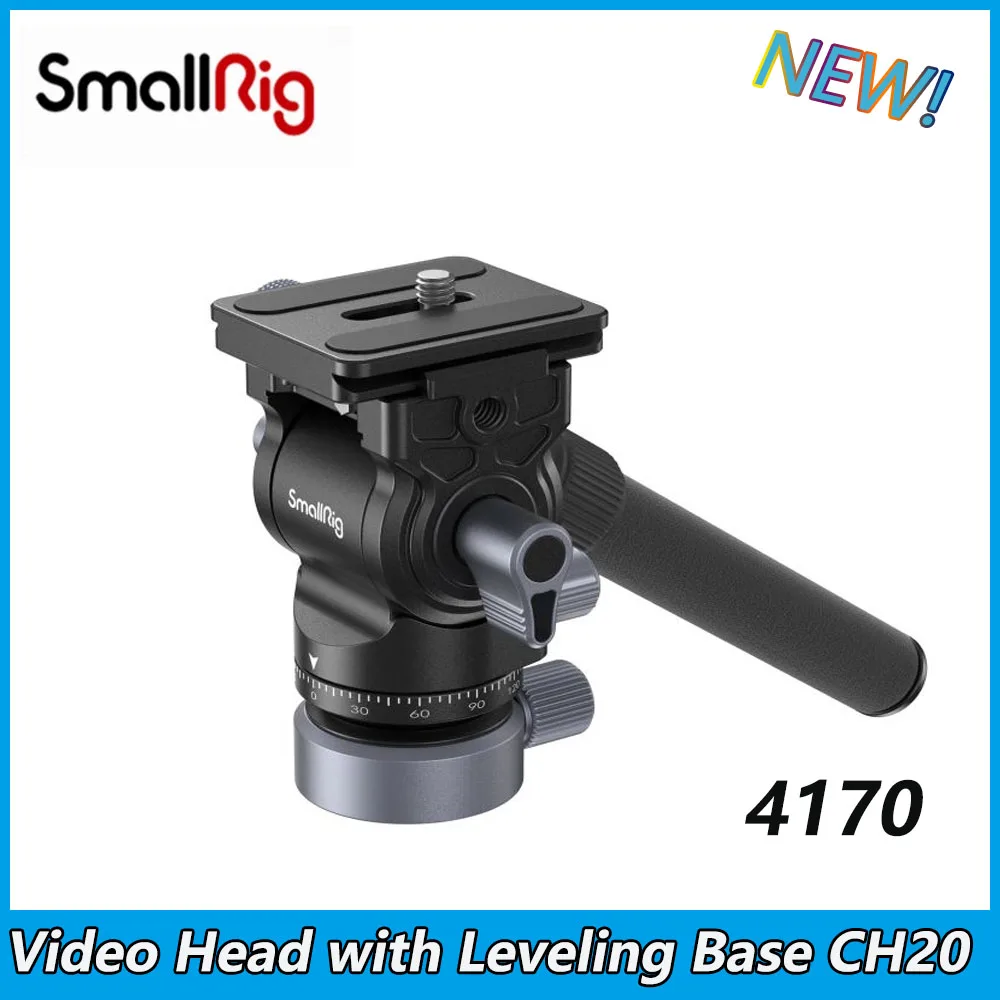 

Видеоголовка SmallRig с выравнивающим основанием CH20 для штатива монопода держатель для камеры подставка для мобильного однообъективного зеркального фотоаппарата 4170