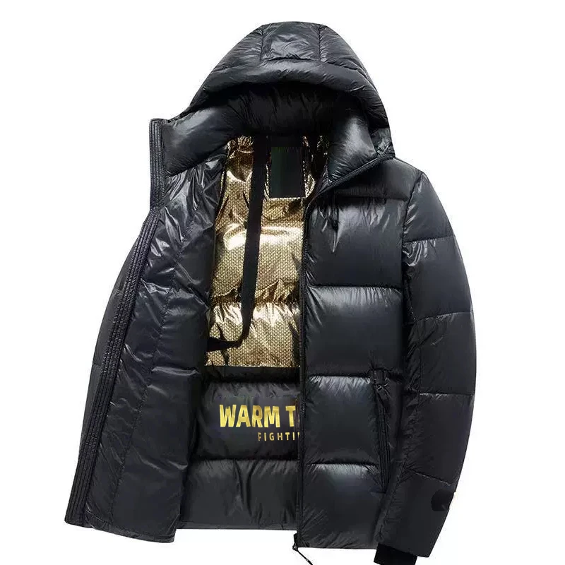 

Men 2023 Winter Parka Coat New Section Casual Thicken Cotton Parka Hooded Outwear Windproof Warm Coat Hoodies Size 3XL